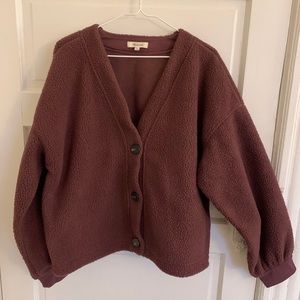 Madewell Fleece Cardigan